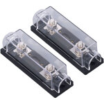 Blocs fusibles audio anl 250a 48v avec connecteurs en laiton dor� - lot de 2 - protection haute puissance ...