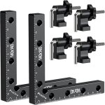 Bloc de positionnement � 90 degr�s, pince de fixation � angle droit en alliage d'aluminium, outils de ...