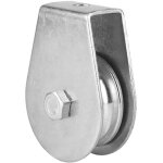 Bloc de poulie, rouleau de poulie de poids de levage 0. 3t poulie simple rouleau de poulie pivotant � ...