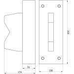 Mw tools - bloc en v presses d'atelier 100 t 350 x 130 x 170mm pbl100t Mw tools - bloc en v presses d'atelier 100 t 350 x 130 x 170mm pbl100t