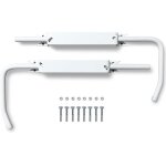 Bloque volet long blanc - la paire pour volet bois Bloque volet long blanc - la paire pour volet bois