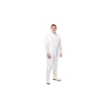 Blouse jetable blanche rs pro, mixte, taille l, polypropyl�ne ( prix pour bo�te de 50 )