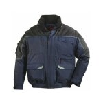 Blouson de travail 2en1 manches amovibles coverguard ripstop multipoches marine / noir xl