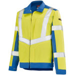 Blouson de travail haute visibilit mixte lutea work vision 2 jaune fluo bleu azur t2 lafon la 3hvncp ...
