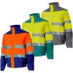 Blouson de travail haute visiblit� velilla 161 - xxl - bleu / orange