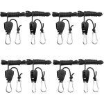 Blue dream - 4 paires(8 pices) de cintres  cliquet rglables de 1 / 8 pouce corde de crochet rglable ...