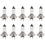 Bluedeer - 10pcs h7 12v 55w ampoules super lumineuses ampoule halog�ne x�non longue dur�e de vie pour ...