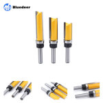 3pcs 8mm tige fraise à affleurer, fraise à araser fraise à copier avec roulement supérieur, outils de ... 3pcs 8mm tige fraise à affleurer, fraise à araser fraise à copier avec roulement supérieur, outils de ...