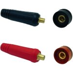 Bluedeer - lot de 4 c�bles de soudage tig dkj10 - 25 et dkz10 - 25 montage rapide