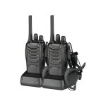 Bluedeer - talkie - walkie bf - 88e 1500mah ultra - long autonomie standard ue, noir