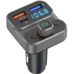 Bluetooth voiture, transmetteur fm bluetooth 5. 3 avec pd 36w + double usb charge rapide allume cigare ...