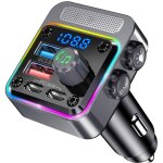 Bluetooth voiture, transmetteur fm bluetooth, charge rapide pd 36w qc3. 0 18w, allume cigare avec la ...
