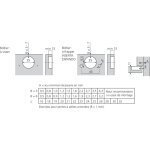 Blum - charni�re clip top 110� otion � visser recouvrement 18mm cha71b355