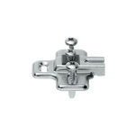 Blum - embase cruciforme pour charni�re modul pour porte r�frig�rateur acier nickel� emb194611