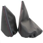Convient pour bmw s�rie 3 levier de vitesse int�rieur pu cuir couverture pi�ces de levier de vitesse ...
