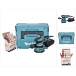 Makita bo 5041 j ponceuse excentrique 300 w 125 mm + kit de ponage toolbrothers turtle + makpac