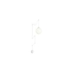 Ideal lux boa - suspension  1 ampoule globe blanc, e27