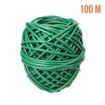 Bobine de lien tube creux antigel en pvc - diam 4, 5 mm x 100 m - vert linxor