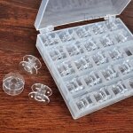 Bobines pour machine � coudre singer brother bermina pfaff janome toyota elna chanteur avec �tui de rangement ...