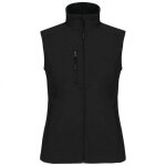 Bodywarmer softshell impermeabile da donna kariban nero xl