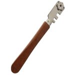 Silbershnitt art. 100 coupe - verre universel avec 6 molettes en acier avec manche en bois pour graver ...