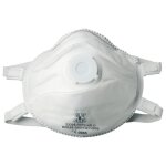 Boîte de 10 masques coques respiratoires jetables avec valve ffp1 nr d sl - coverguard - 23106 Boîte de 10 masques coques respiratoires jetables avec valve ffp1 nr d sl - coverguard - 23106