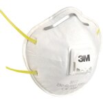 Bo�te de 10 masques respiratoires coques jetables ffp1 avec soupape s�rie 8812 blanc 3m 7000006980