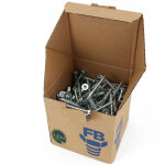 Boite de 200 vis agglo t�te frais�e torx t25 zingu� 5. 0x50mm fp