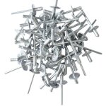 Boite de 250 rivets pop multi serrage de 4. 8x11 a tete extra large 16 mm