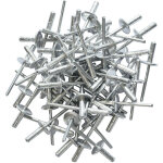 Boite de 250 rivets pop multi serrage de 4. 8x16 a tete extra large 16 mm