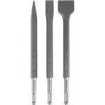 Boite de 3 burin 250mm sds + - makita d - 30134