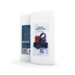 Boite de 50 lingettes nettoyantes avec alcool Boite de 50 lingettes nettoyantes avec alcool