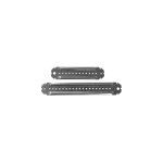 Boite de 50 suspentes en acier galvanis� - fixation plafond et placo - pour fourrures f45 et f47 longueur ...