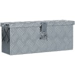 Bo�te en aluminium - coffre de rangement - stockage rangement 48, 5 x 14 x 20 cm argent� 278747