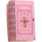Bo�te en bois bibele - d�coration d'�criture chr�tienne - avec 150 cartes -