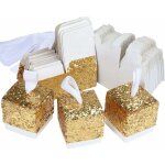 Bo�te � bonbons en papier p?illet�, bo�te cadeau � p?illettes pour mariage, bo�te cadeau pour f�te cr�ative ...