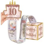 Bo�te cadeau surprise avec tirelire inclus autocollants num�riques diy id�e cadeau pour proches enfants ...