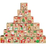 Bo�te de calendrier de l'avent 777cm, 24 calendrier de l'avent, bricolage, bo�te de calendrier de no�l, ...