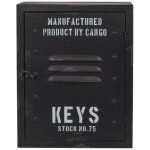 Bote  clefs - out of the blue - vintage - mtal - 8 crochets - noir