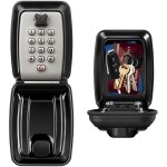 Boite a clefs securisee exterieur, grande boitier a cle murale avec code 12 chiffres tanche antirouille ...