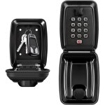 Boite a clefs securisee exterieur, grande boitier a cle murale avec code 12 chiffres boite � cl� s�curis�e, ...