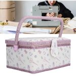 Bo�te � couture panier � couture violet premium tissu infroissable bonne �lasticit� r�sistant � l' usure ...