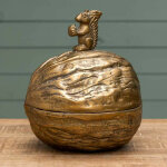 Bo�te dor�e noix et �cureuil 16x19x21cm