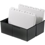 Bo�te � fiches noir 975 - 13 500 cartes a5 horizontal - han