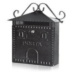 Bo�te aux lettres en fer forg� bo�te aux lettres ext�rieure 30x36x10cm
