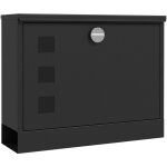 Boite aux lettres murale moderne en mtal, bote aux lettres extrieure verrouillable 2 cls fournis, ...