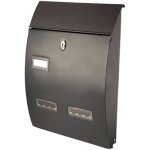 Boîte aux lettres porte magazine 708b cm 27 x 12 x h 40 - marron null Boîte aux lettres porte magazine 708b cm 27 x 12 x h 40 - marron null