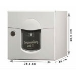 Renz - boite aux lettres solea 2 portes blanc mat
