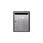 Boîte aux lettres verticale intérieure / extérieure teide inox mat 300x240x80mm 15828 Boîte aux lettres verticale intérieure / extérieure teide inox mat 300x240x80mm 15828