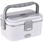 Bote  lunch chauffante 1, 8 l 60 w portable en acier inoxydable 110 / 220 v + 12 v / 24 v double interface ...